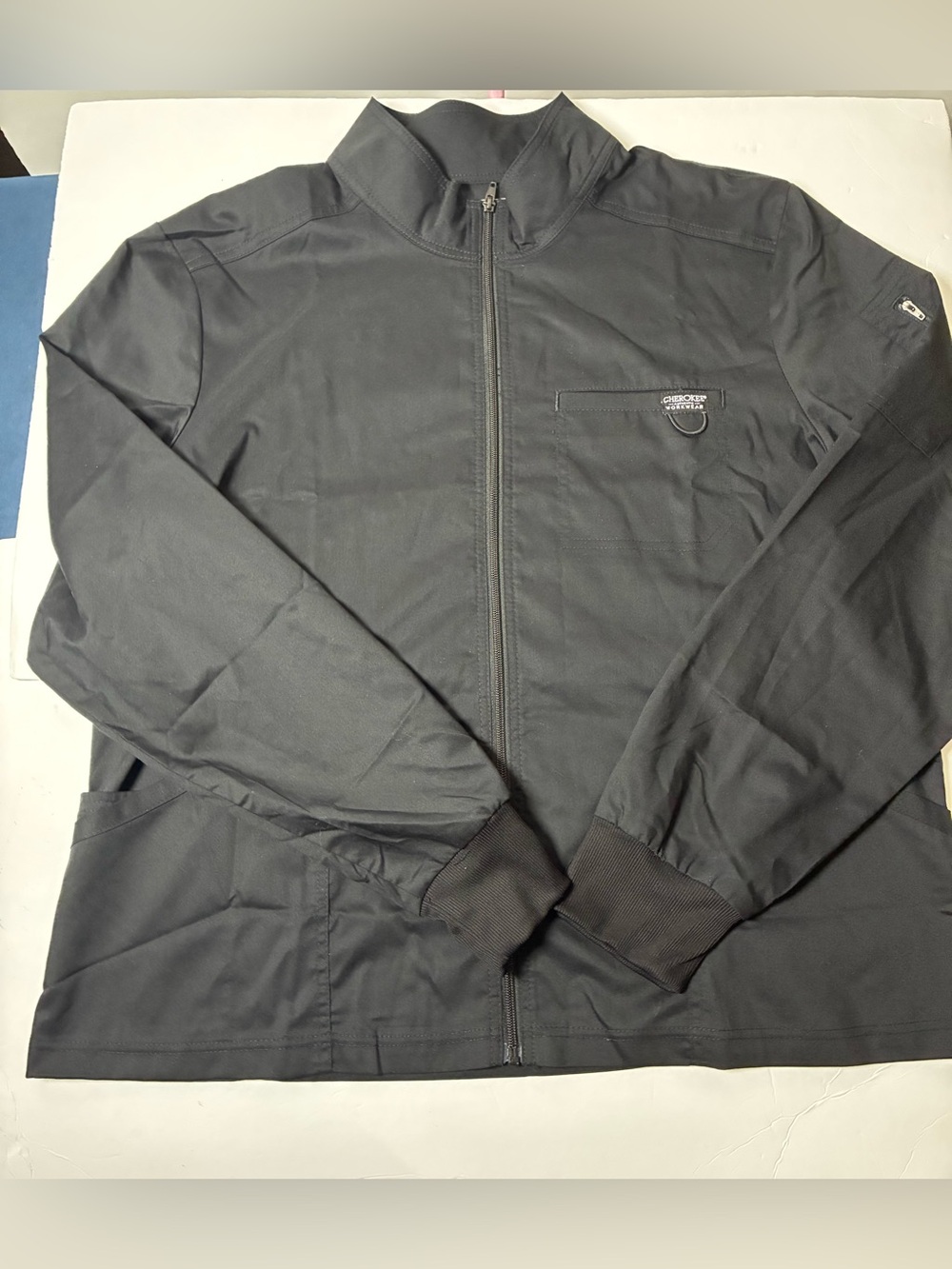 Cherokee Men's Black Lightweight Zip Jacket